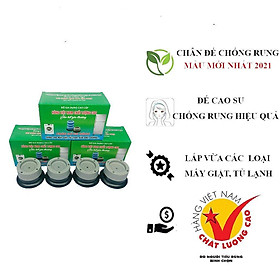 Mua SÉT 4 CÁI ĐẾ KÊ CHÂN MÁY GIẶT CHỐNG RUNG SILICON CAO CẤP - BỘ 4 ĐẾ CHỐNG RUNG MÁY GIẶT