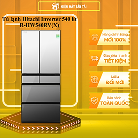Tủ lạnh Hitachi Inverter 540 lít R-HW540RV(X) - Hàng chính hãng - Chỉ giao HCM