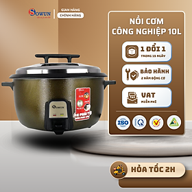 Nồi Cơm Điện Công Nghiệp 10L Sowun SW - Chính Hãng