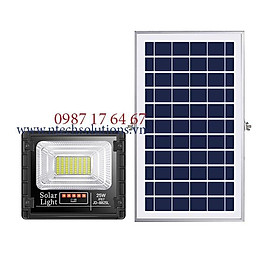 Mua Đèn Pha Năng Lượng Mặt Trời JinDian mã JD-8825L Công Suất 25W -Khung Nhôm  Chip Led  SMD 