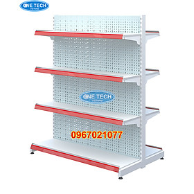 Mua Kệ siêu thị đôi tôn đục lỗ C1500xD1200xR750x4 tầng