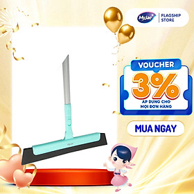 Cây Gạt Nước EVA Đa Năng MyJae Xoay 180 Độ, Chổi Quét Nhà Chống Dính Có Thể Thu Gọn