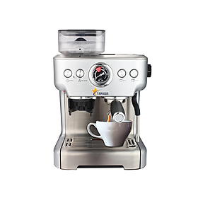 Mua Máy pha cà phê Tahawa TS6213 - Máy pha cafe đa chức năng: Espresso  Cappuccino. Áp suất bơm: 20 bar - Công suất: 2650W - 3050W. Có vòi đánh sữa - Bảo hành chính hàng 12 tháng. Hàng nhập khẩu chính hãng