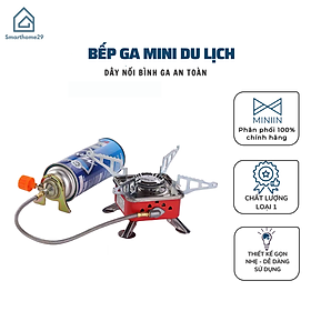 Mua Bếp Gas Mini Du Lịch  Bếp Gas Cắm Trại Siêu Nhỏ Gọn Có Dây Nối Bình Gas An Toàn - Hàng Chính Hãng MINIIN
