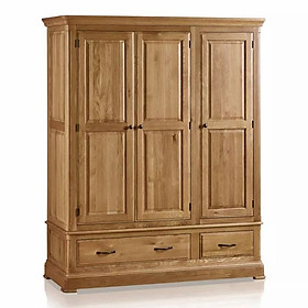 Tủ Áo 3 Cánh Canterbury Gỗ Sồi Ibie BSW3CANO
