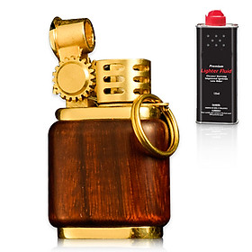 Mua Combo Hộp Qụet Bật Lửa Xăng Đá Mini Z588 Thiết Kế Độc Lạ Vỏ Ốp Gỗ Tinh Tế Sang Trọng + Tặng Bình Xăng Chuyên Dụng Cho Bật Lửa Xăng Đá Cao Cấp