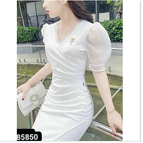 ĐẦM BODY UMI TRẮNG SANG TRỌNG XỊN XÒ CHO CÁC QUÝ CÔ NƯƠNG MẪU MỚI NHẤT HIỆN NAY LANA FASHION