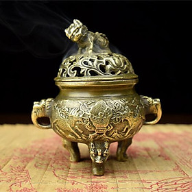 Mua Lư xông trầm đồng thau giả cổ