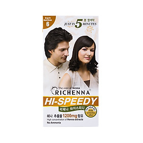 Thuốc Nhuộm Tóc Phủ Bạc Thảo Dược Richenna Hi-Speedy