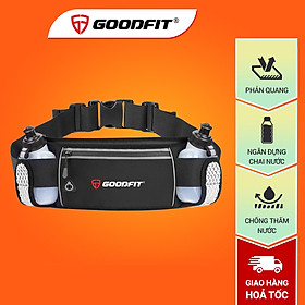 Đai chạy bộ, túi đeo hông đựng điện thoại chống nước GoodFit GF120RB túi đeo chạy bộ 2 ngăn đựng nước