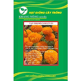 Hạt giống hoa Vạn Thọ đỏ cam Lùn F1 KNS3682 - Gói 30 hạt