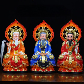 Mua Tượng Tam Vị Thánh Tổ Tam Thanh Đạo Tổ -Đạo Giáo(cao 31cm)
