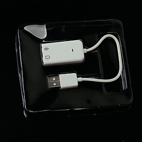 USB 2.0 Virtual Audio 7.1 Surround Sound Channels Sound Card Adapter For Linux Macos Vista