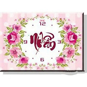 Mua Tranh đính đá Đồng hồ Nhẫn (60*45cm) chưa đính đá