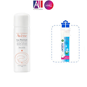 Xịt khoáng làm dịu, chống kích ứng da Avene thermal spring water TẶNG bông tẩy trang Jomi (Nhập khẩu)