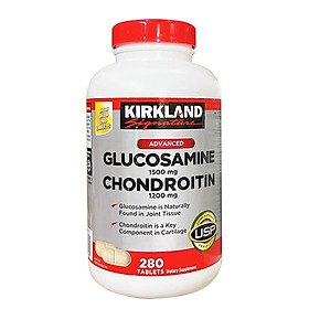 Hình ảnh Thực phẩm chức năng Kirkland Viên uống bổ sung Glucosamine 1500mg & Chondroitin 1200mg (220 Viên)