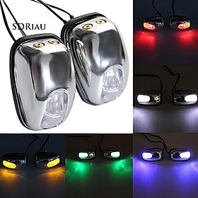 Bộ 2 vòi phun nước rửa kính chắn gió xe hơi có đèn LED