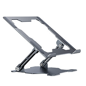 Portable Adjustable Multi-Angle Metal Laptop Stand Holder Riser for Home