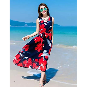 ĐẦM MAXI HOA ĐỎ DN20061002
