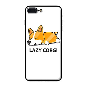 Ốp kính cho Iphone 8 Plus mẫu CORGI C1 - Hàng chính hãng