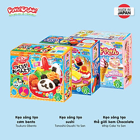 Combo 3 hộp kẹo Popin Cookin đồ chơi sáng tạo ăn được : Sushi + 2 hộp kẹo tự chọn chính hãng