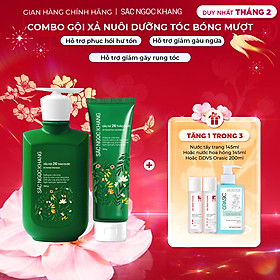 Bộ Đôi Gội Xả 26 Thảo Dược Sắc Ngọc Khang - Làm Sạch, Hỗ Trợ Phục Hồi & Chăm Sóc Tóc Mềm Mượt, Giảm Gãy Rụng