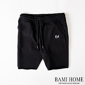 Quần short nỉ cao cấp BAMI HOME phong cách unisex dễ phối đồ QSN- 005