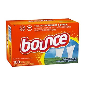 Giấy thơm quần áo Bounce Mỹ 160 tờ