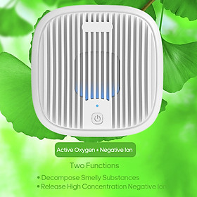 Máy Lọc Không Khí Mini Tích Hợp Chức Năng Tạo Oxy Hoạt Tính & Ion Âm