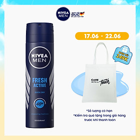 Xịt Ngăn Mùi NIVEA MEN Fresh Active Tươi Mát Năng Động (150ml) - 81600