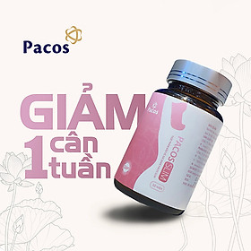 Thực phẩm hỗ trợ giảm cân nhanh Pacos Slim chiết xuất thiên nhiên vitamin an toàn hiệu quả