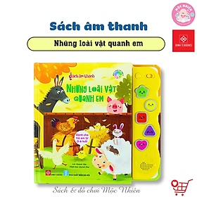 Sách - Sách Âm Thanh Đinh Tị - Dành Cho Bé Từ 0 - 6 Tuổi Nhiều Chủ Đề - Bìa Cứng