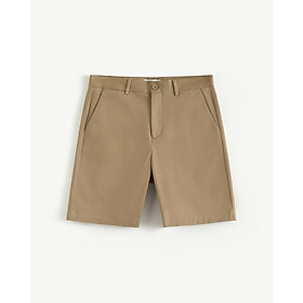 Quần short nam ROUTINE màu Xanh đen và màu Beige. Form Straight - 10F24PSH036 | LASTORE MENSWEAR