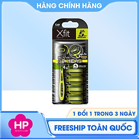 Dao Cạo Râu 5 Lưỡi XF5-4BS5 (1 Gói Gồm 1 Thân Và 4 Đầu Lưỡi)
