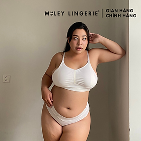 Bộ Đồ Lót Áo Ngực Mút Mỏng Và Quần Đồng Bộ Miley Lingerie Big Size Vải Sợi Tre Bamboo Thiên Nhiên - L