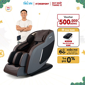 Ghế massage KINGSPORT G91 cao cấp con lăn 3D với 8 bài tập, chế độ quét cơ thể thông minh, túi khí massage chân cao