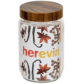 Hũ Thuỷ Tinh Herevin Tròn Trơn
