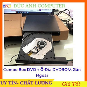 Mua Combo Box DVD + Ổ Đĩa DVDROM Gắn Ngoài giao tiếp USB 2.0- Ổ Đĩa Di Động Tiện Dụng