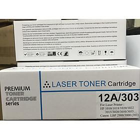 Mua Hộp mực 12A/303 cho máy in HP LaserJet 1010/ 1015/ 1018/ 1020/ 3020/ 3030/ M1319f MFP Canon LBP 2900/ 3000 - Hàng nhập khẩu