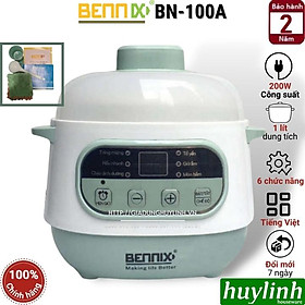 Mua Nồi chưng yến - nấu cách thuỷ Bennix BN-100A - Dung tích 1 lít - Hàng chính hãng