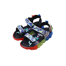 Giày Sandal quai hậu cho bé trai, thể thao siêu nhẹ, chống trơn trượt, có đèn – GSD9080