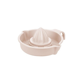 Bộ vắt cam chanh tiện dụng cỡ lớn Inochi - Yoko màu Xanh bạc hà/ Hồng nhạt/ Trắng ngọc - màu hồng nhạt