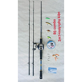 Hình ảnh (sale) Bộ Cần Câu Lure Máy Ngang 2 Ngọn Fishing Of Catch Hàng Chất Lượng- Gía Siêu RẻBộ Cần Lure Máy Ngang | uy tín