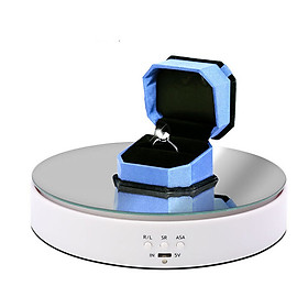 Đế xoay trưng bày sản phẩm trang trí đa năng tải trọng 10kg cắm USB ( Tặng bộ 6 con bướm dạ quang phát sáng )