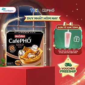 Hộp Cà phê Phố sữa đá GOLD - MacCoffee (hộp 10 gói x 28g)