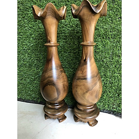 Mua Cặp lục bình tỳ bà bằng gỗ bách xanh thơm phức kt cao 40×11cm