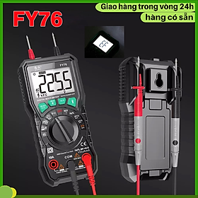 Mua Với Màn Hình Đồng Hồ Vạn Năng Kỹ Thuật Số FY76 Kế Có Thang Đo Tự Động Máy Đo RMS Thật 0 ~ 600V AC DC