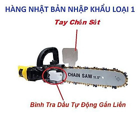 Mua Bộ lưỡi cưa xích gắn máy mài - Loại Xịn có bình tra dầu tự động gắn liền