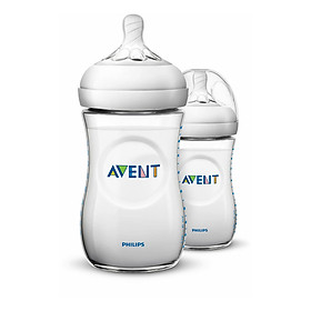 Bộ 2 Bình Sữa Bằng Nhựa Không Có BPA Philips Avent SCF693/23 (260ml x 2)
