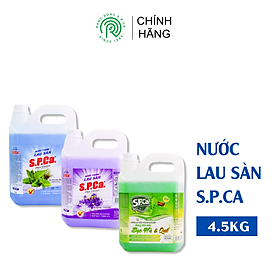 Nước Lau Sàn S.P.Ca 4.5 Lít -  Hương Bạc Hà & Dầu Thông